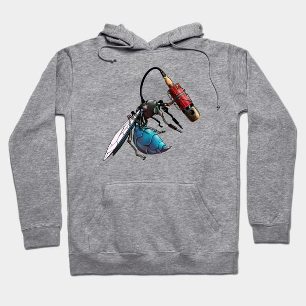 Surveillance Bug - mic Hoodie by corykerrstore